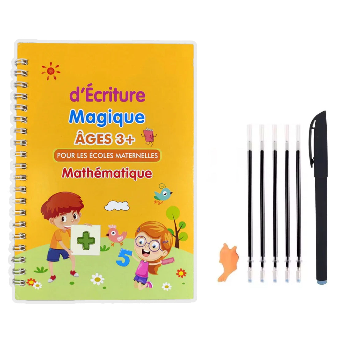04 CAHIERS D'ECRITURE MAGIQUE 3D REUITILISABLE